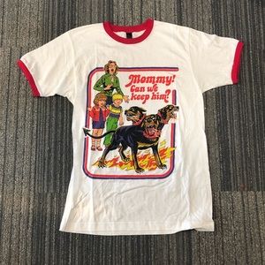 NWOT “Mommy! Can we keep him?” Cerberus t-shirt